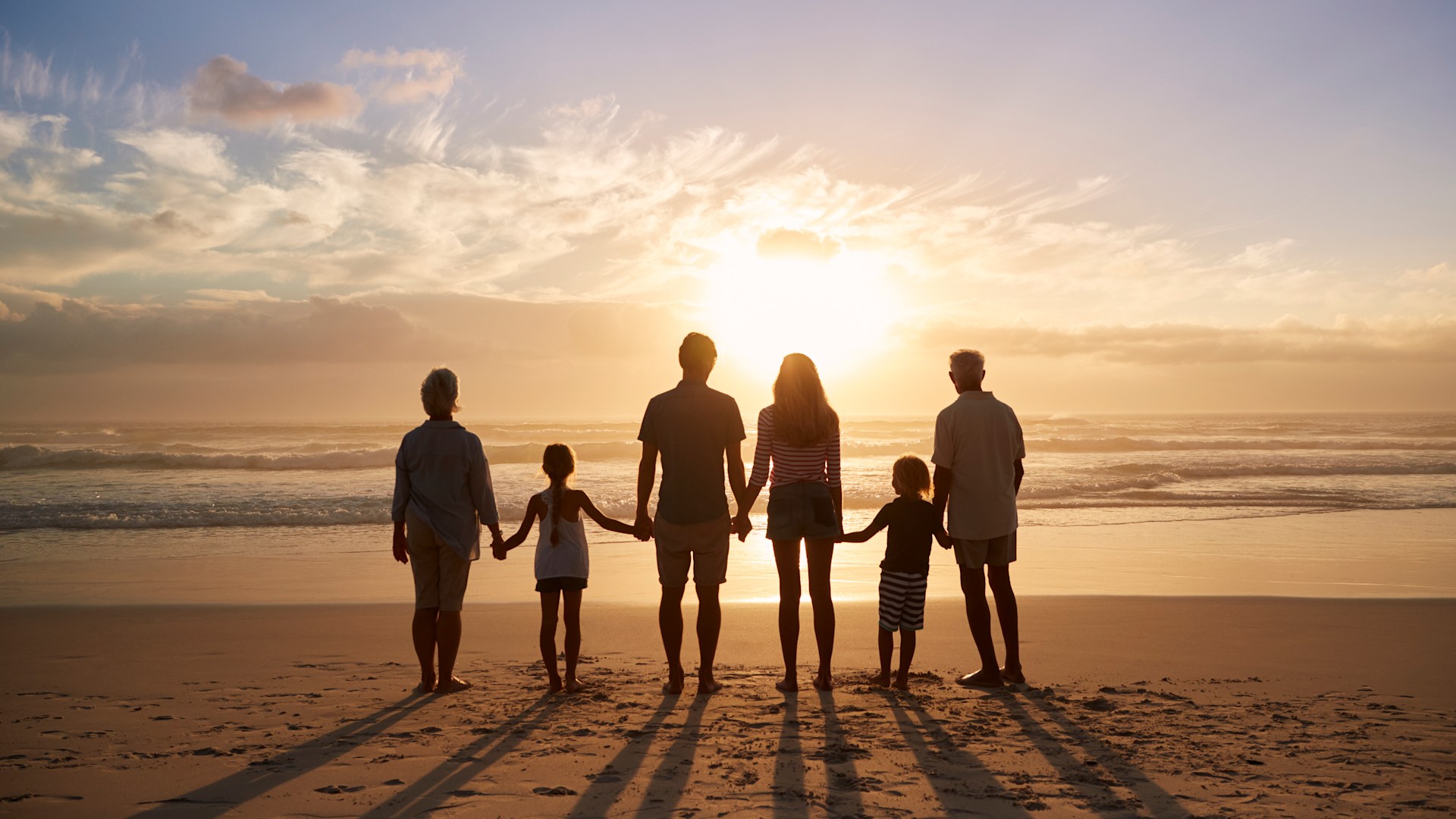 Canadian family travelling